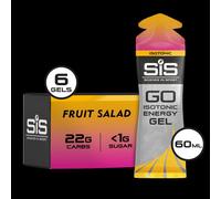 Science in Sport Go Isotonic Energy Gel, Fruit Salad, 60 ml, 6-Count