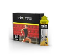 Science in Sport GO Isotonic Energy Gels, Lemon & Lime, 15 x 60ml | Fast-Acting Isotonic Carbohydrate Gel, 22g Energy per Sachet, No Need for Water, On-the-Go Fuel
