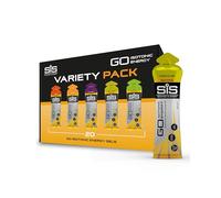 Science In Sport GO Isotonic Energy Gels, 22g Carbs, Low Sugar, Variety Pack, 60ml (20 Pack)