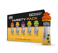 Science In Sport GO Isotonic Energy Gels, Running Gels with 22 g Carbohydrates, Low Sugar, Variety Pack of Assorted Flavours, 60 ml Per Serving (5 Pack), Packaging May Vary