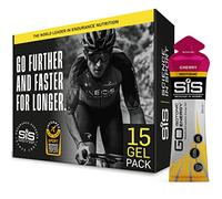 Science In Sport GO Isotonic Energy Gels, Running Gels with 22g Carbohydrates, Low Sugar, Cherry Flavour, 60ml Per Serving (15 Pack)