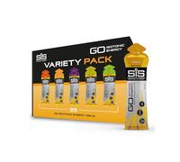 Science In Sport GO Isotonic Energy Gels, Running Gels with 22g Carbohydrates, Low Sugar, Variety Pack of Assorted Flavours, 60ml Per Serving (35 Pack)