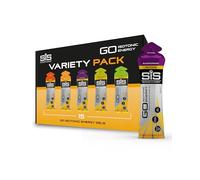 Science In Sport GO Isotonic Energy Gels, Running Gels with 22g Carbohydrates, Low Sugar, Variety Pack of Assorted Flavours, 60ml Per Serving (15 Pack)