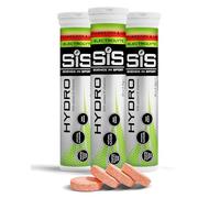 Science In Sport Hydro Hydration Tablets, Gluten-Free, Zero Sugar, Strawberry and Lime Flavour Plus Electrolytes, 20 Effervescent Tablets per Bottle (3 Bottles)