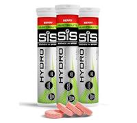 Science in Sport Hydro Electrolyte Tablets, Berry, 3 x 20 Tablets | Four Key Electrolytes and B Vitamins, Sugar-Free, Vegan Sports Hydration