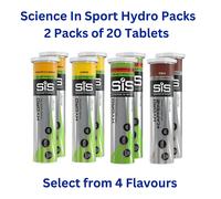 Science in Sport Hydro Tablets + Electrolytes in Various Flavours - Twin Packs