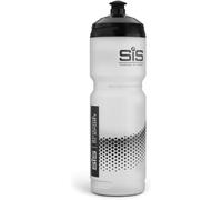 Science In Sport SIS Clear Sports Water Bottle, Plastic Water Bottle, Black Logo, Transparent Colour, 800 ml
