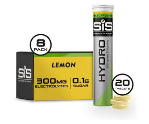 Science In Sport SIS GO Hydro Tablets (8 TUBES) LEMON