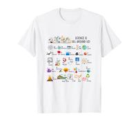 Science Is All Around Us Science Alphabet STEM Scientist T-Shirt