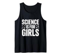 Science is for Girls Empowering STEM Tank Top