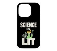Science Is Lit Lab Flask Beaker Chemistry Case for iPhone 14 Pro