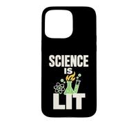 Science Is Lit Lab Flask Beaker Chemistry Case for iPhone 15 Pro Max