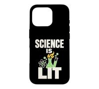 Science Is Lit Lab Flask Beaker Chemistry Case for iPhone 16 Pro