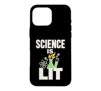 Science Is Lit Lab Flask Beaker Chemistry Case for iPhone 16 Pro Max