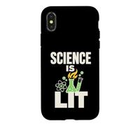 Science Is Lit Lab Flask Beaker Chemistry Case for iPhone X/XS