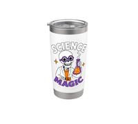 Science is Magic Skeleton Teacher Student Halloween Stainless Steel Insulated Tumbler