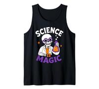 Science is Magic Skeleton Teacher Student Halloween Tank Top