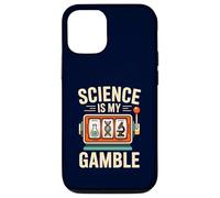Science Is My Gamble Slot Machine Nerd Joke STEM Scientist Case for iPhone 12/12 Pro