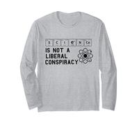 Science is Not a Liberal Conspiracy Political Retro Vintage Long Sleeve T-Shirt