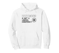Science Is Not a Liberal Conspiracy Political Retro Vintage Pullover Hoodie