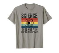 Science is Not a Liberal Conspiracy Political Retro Vintage T-Shirt
