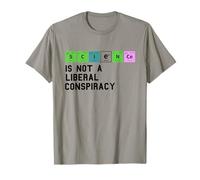 Science is Not a Liberal Conspiracy Political Retro Vintage T-Shirt