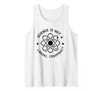 Science is Not a Liberal Conspiracy Political Retro Vintage Tank Top