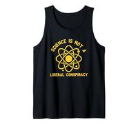 Science is Not a Liberal Conspiracy Political Retro Vintage Tank Top