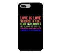 Science Is Real Gay Pride LGBT or LGBTQ Love Is Love Be Kind Case for iPhone 7 Plus/8 Plus