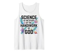 Science is Study of Handiwork God Christian Tank Top