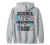 Science Is Study Of Handiwork God Christian Zip Hoodie