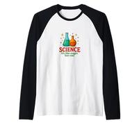 Science It’s Like Magic But Real Clever STEM Design Raglan Baseball Tee