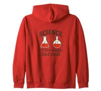 Science It’s Like Magic But Real Clever STEM Design Zip Hoodie