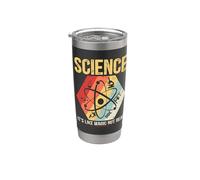 Science It's Like Magic But Real Atom Scientist Stainless Steel Insulated Tumbler