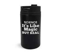 Science It's Like Magic But Real Travel Mug Engraved Art Mug Insulated Cup