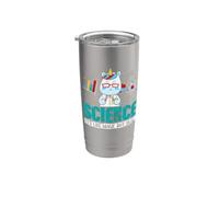 Science its Like Magic but Real - Unicorn Scientist Chemist Stainless Steel Insulated Tumbler