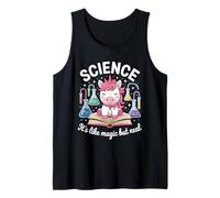 Science It's Like Magic But Real Unicorn Scientist Tank Top