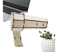 Science Kits for Kids | Wooden 3D Hair Dryer Learning Toys | Science Experiment Building Projects - for Kids Home School Classroom Playroom Travel Birthday Party