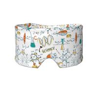 Science Lab Education Biology Chemistry, Full Eye Covers Light Blocking Eye Mask Sleep Eye and Ear Muffs
