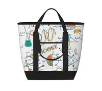 Science Lab Education Biology Chemistry,Lunch Bags Large Capacity Insulated Tote Bag For Women Men Work Picnic Travel
