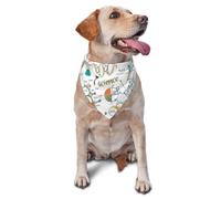 Science Lab Education Biology ChemistryDog Bandanas Cat Puppy Scarfs Washable Pet Handkerchief