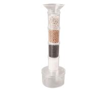 Science Learning Filter Tower Set with Assembly Practice for Teachers, Classroom Demonstrations, Guided Observation, and Home Study Water Purification Model Classroom Science Demo Clear Filter Tower