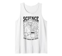 Science Like Magic But Real Funny Scientist Physics STEM Tank Top