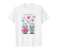 Science Love Vibes Chemistry Lab Cute Valentine's Day Value Graphic T-Shirt, Men, White, L