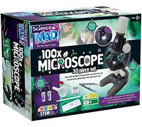 Science Mad 100X Microscope - Kids Fun Laboratory Lens Base Toy