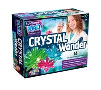 Science Mad Crystal Wonder Kit - Learn About Crystal Cultivation With 14 Safe, Educational and Fun Experiments - Includes Chemicals, Apparatus and Detailed Instructions, 10+ Years