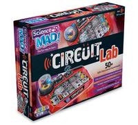 Science Mad Circuit Lab For Kids - Learn About An Introduction to Electronic Circuits With 50+ Safe, Educational Experiments - Includes Light, Magnetic and Touch Control, 8+ Years