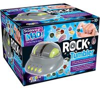 Science Mad Rock Tumbler Machine For Kids - Learn About Rock Tumbling, Polishing and Gemstones With Fun - Includes Rough Gemstones and Jewellery Making Kit, 10+ Years, Multicolor