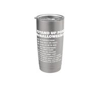 Science Mathematics Physics Astronomy Stand Up for Halloween Stainless Steel Insulated Tumbler