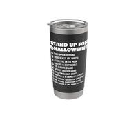Science Mathematics Physics Astronomy Stand Up for Halloween Stainless Steel Insulated Tumbler